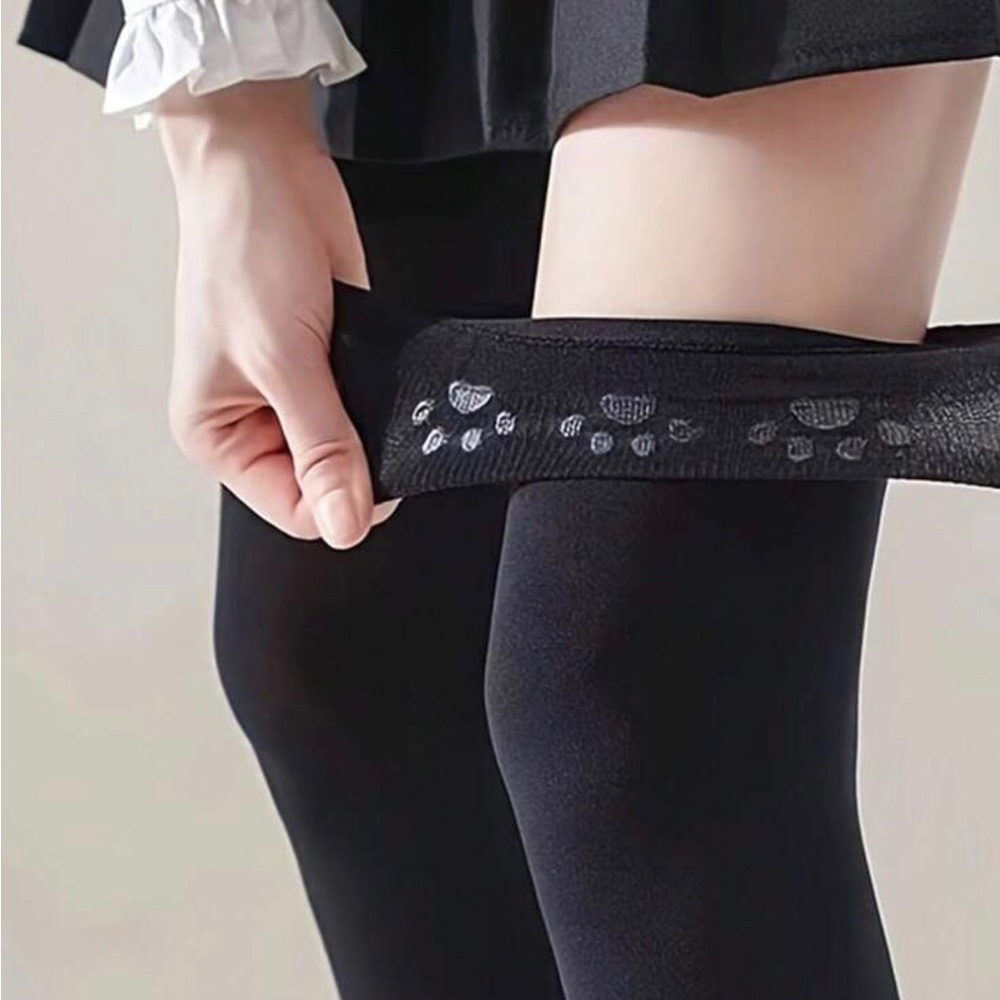 Brand new thigh high stockings thigh high socks black silky